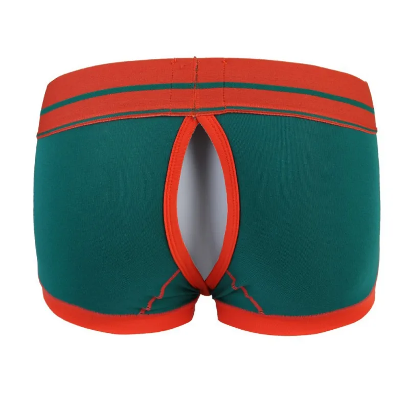 Сексуальное мужское нижнее бельё шорты боксеры из модала Cuecas открытая