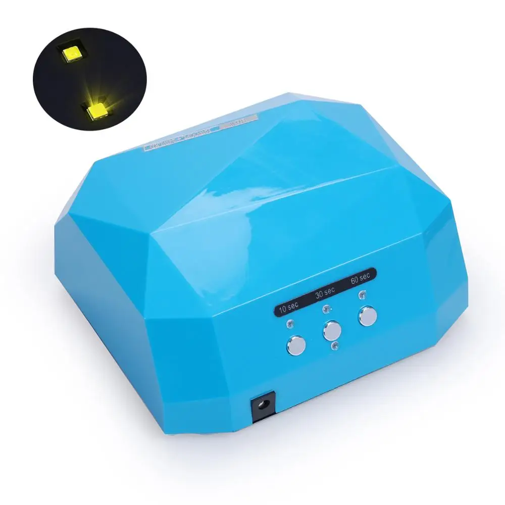Сушилка для ногтей и Бесплатный датчик доставки 36 Вт алмазные светодиодные УФ