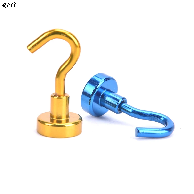 

2Pcs Magnetic Hook Strong Hook Magnet Bracket Wall Suction Hook Bracket Support