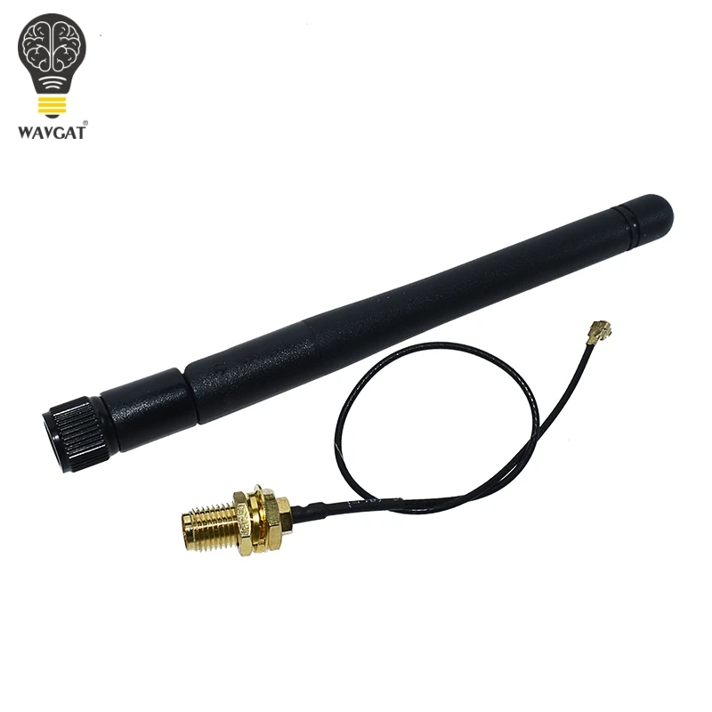 2,4 GHz 3dBi WiFi 2,4g антенна RP-SMA мужской беспроводной маршрутизатор+ 17 см PCI U. FL IPX к RP SMA мужской косичка кабель ESP8266 ESP32