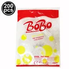 200 шт. Воздушный шар Бобо прозрачный светодио дный светодиодные шарики с пузырьками Рождество, свадьба, день рождения украшения светящиеся вечерние товары для дома