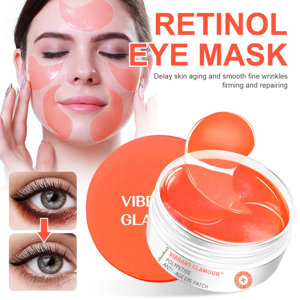 

Retinol Eye Mask Anti-Aging Firming Eye Patch Remove Dark Circles Eye Bags Fade Fine Lines Moisturizing Eye Care Mask