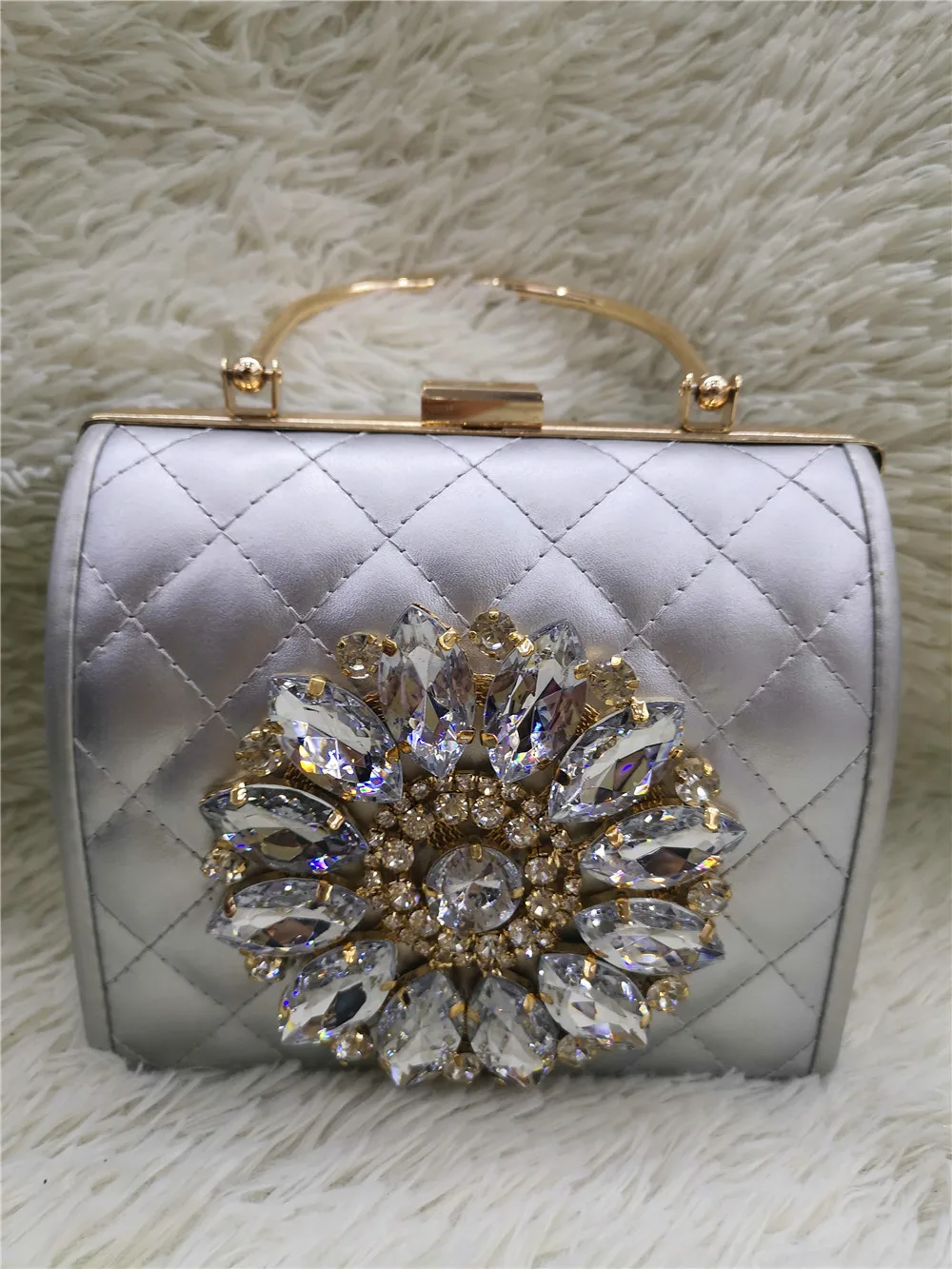 Клатч Chaliwini Дамский клатч кошельки Свадебные вечерние летние сумки с кристаллами