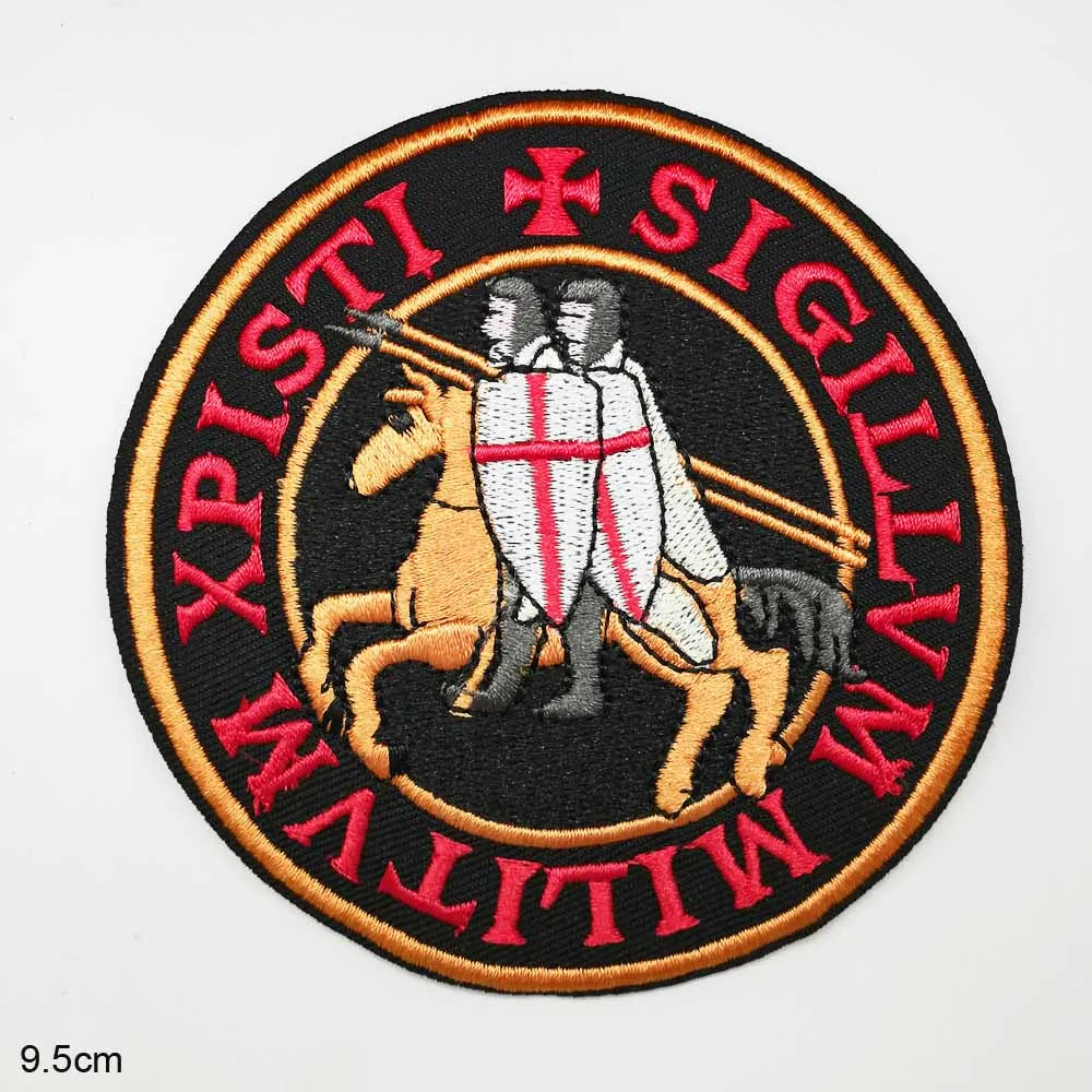 Нашивка с надписями Рыцари убийц темплар воин термоклейкая нашивка вышитая для