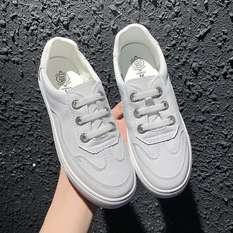 

Ladies Casual Shoes Round Toe Colorful Shoes Lace Up Flat Shoes Ladies Outdoor Casual Sports Shoes Women Shoes Zapatos De Mujer