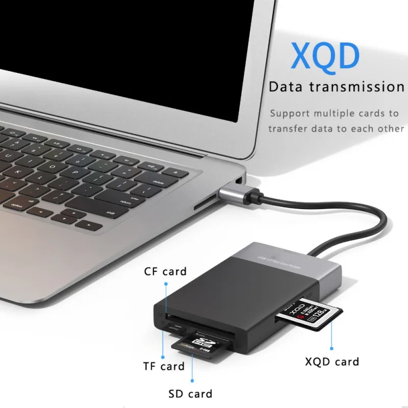 Мультимедиа SD-кардридер USB 3.0 адаптер памяти CF с возможностью одновременного чтения карт для TF XQD on.