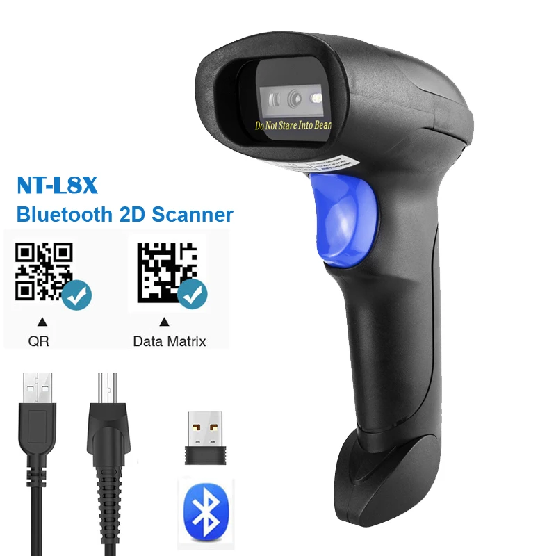 NETUM NT-L5 проводной 2D сканер штрих-кода и NT-L8 беспроводной QR считыватель штрих-кода PDF417 для табачной одежды Мобильная платежная индустрия