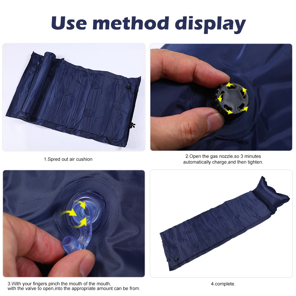 2020 Самонадувающийся Кемпинг вилая кошма спальная кровать надувная подушка