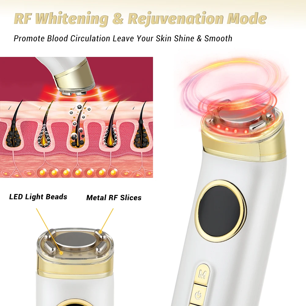 Kopen Ultrasone Gezicht Verstevigende Lift Led Photon Beauty Rf Whitening Huidverjonging Care Apparaat Lifting Gezicht Anti Rimpel Instrument