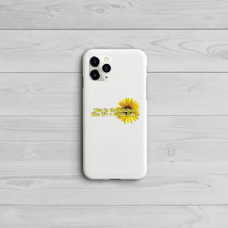 

Harry Styles Phone Case Candy Color White for iPhone 11 pro XS MAX 8 7 6 6S Plus X 5S SE 2020 XR