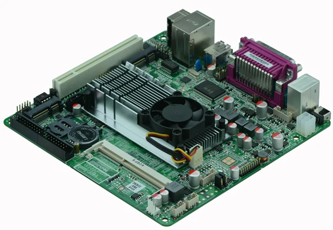 Atom D425 D525 POS материнская плата с 2 * VGA Одиночная 18 бит LVDS машина Mini Itx Промышленные