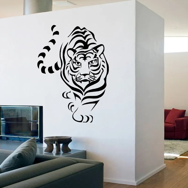 QT-0130 DIY домашний декор съемные креативные тигровые наклейки на стену для детской