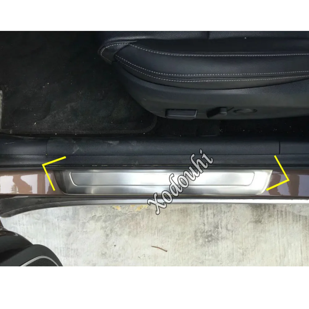 Автомобильная наклейка Стайлинг крышка Накладка на порог Внутренняя встроенная