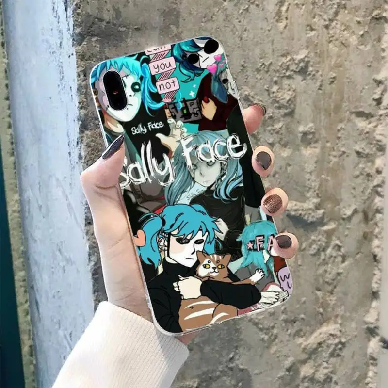 Sally Face Game DIY phone Case cover Shell for iphone 13 8 7 6 6S Plus X 5S SE 2020 XR 11 12 pro XS MAX | Мобильные телефоны и