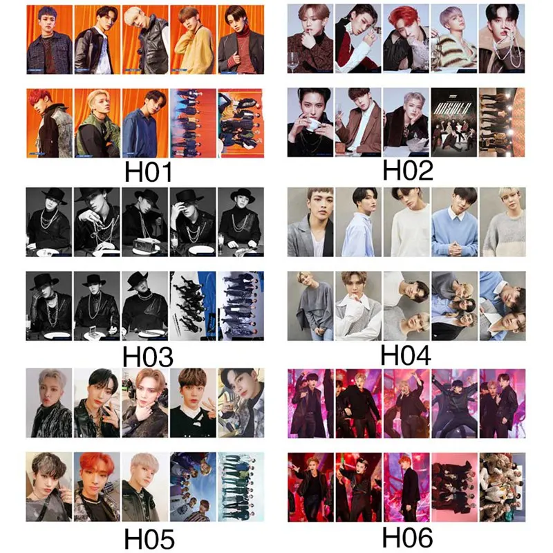 10 шт./компл. Фотокарта Kpop ATEEZ открытка TREASURE EP.FIN все в действие альбом фото карта KPOP