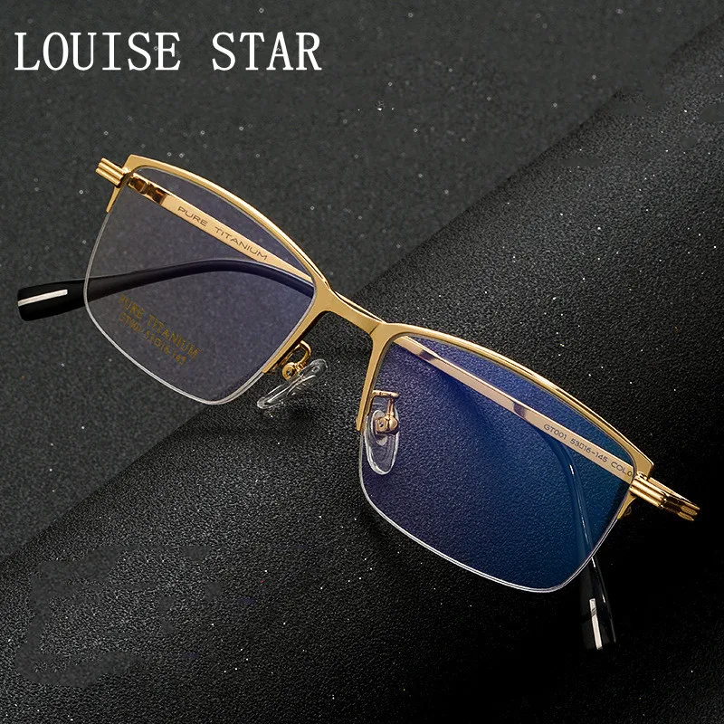 New Fashion Net Celebrity Cat Eye Ladies Glasses Frame Lightweight Pure TitaniumBusiness ArtMyopia Optics Men'sRefraction Mirror