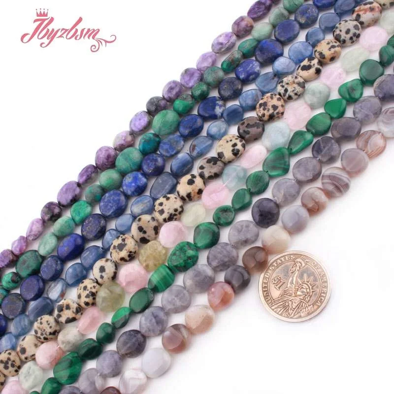 5x8-10x12mm Irregular Freeform Natural Stone Spacer Beads For DIY Necklace Bracelet Jewelry Making 15&quotWholesale Free Shipping |