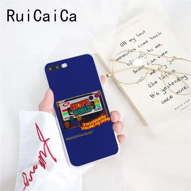 A6 Ruicaica KPOP Jin SUGA j-hope RM Jimin V JungKook чехол для телефона для iPhone X XS MAX 6 6s 7 7plus 8 8Plus 5 5S SE XR 10 - Цвет: A6