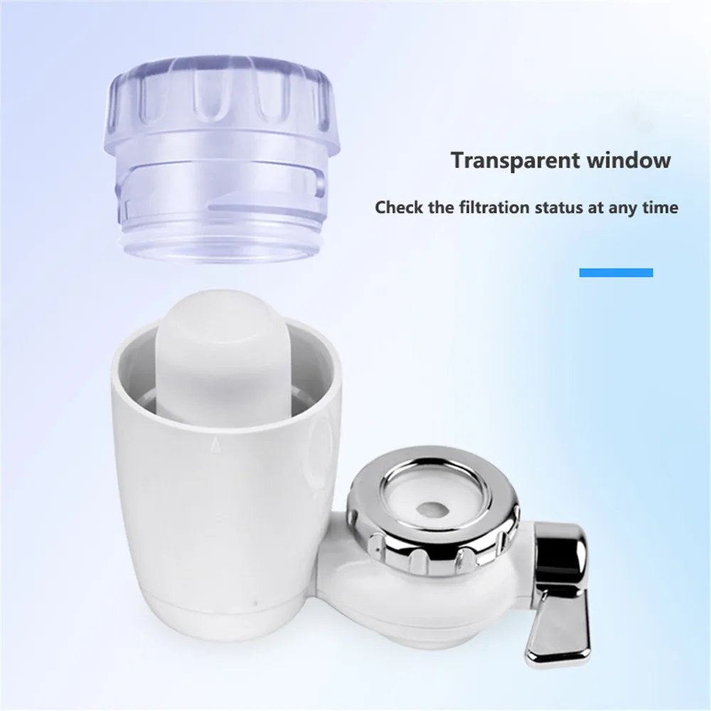 

Tap Water Purifier Clean Kitchen Faucet Washable Ceramic Percolator Water Filter Filtro Rust Bacteria Removal Replacement Filter