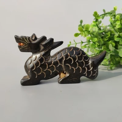 

Exquisite antique antique jade beast dragon ornaments