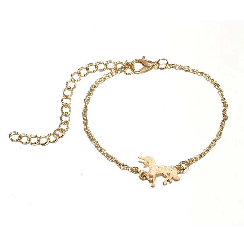 Набор женских браслетов амулет в виде единорога стразы свадебные украшения |