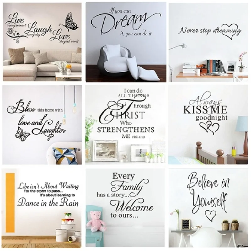 Модная Наклейка на стену художественная Цитата модные хобби виниловые наклейки s