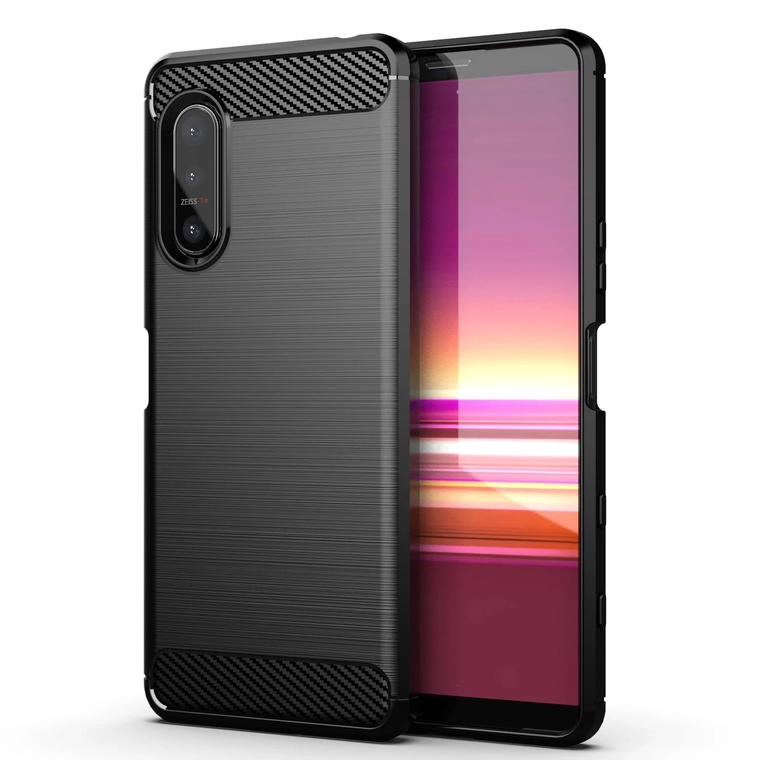 

For Sony Xperia 5II 10II Xperia 1ii protector Soft Slicone Anti-knock Simple Case For Sony Xperia 10 1 5 L4 PlainShell