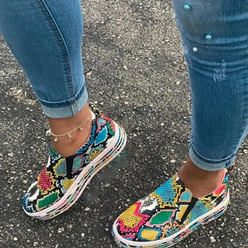 

Coolcept Size 36-42 Women Flats Shoes New Style Fashion Platform Sexy Spring Shoes Woman Round Toe Casual Daily Lady Footwear