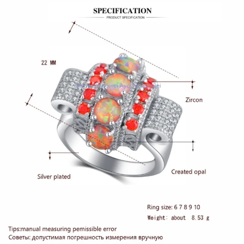 

Women's Fashion Classic Exquisite Luxury Atmosphere Anniversary Wedding Jewelry Prom Couple Ring Valentine's Day Gift Wholesale