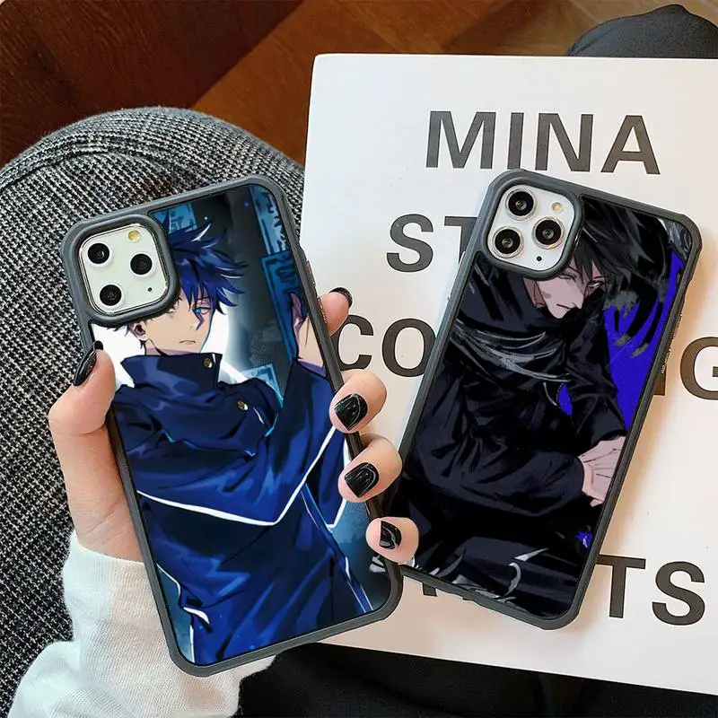 

Jujutsu Kaisen Fushiguro Megumi Phone Case For Iphone 6 6s 7 8 Plus X Xr 11 12 Mini Pro Max PC Cover Fundas Coque