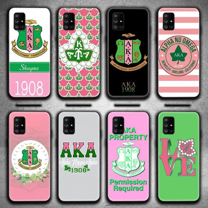 Alpha kappa alpha чехол для телефона Samsung Galaxy A21S A01 A11 A31 A81 A10 A20E A30 A40 A50 A70 A80 A71 A51|Бамперы| |