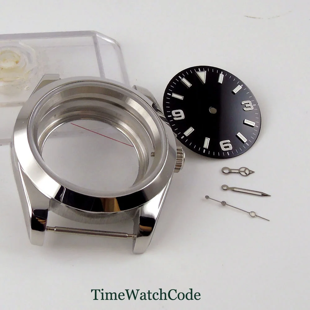 Набор из 40 мм части корпуса часов для автоматического часового механизма NH35 NH36 со