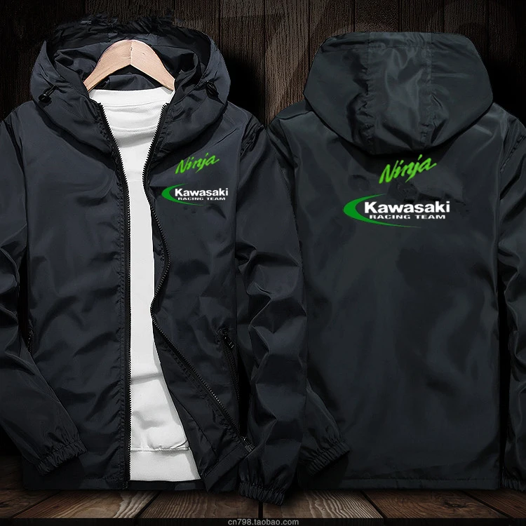 Подходит для мотоцикла для Kawasaki куртка ниндзя толстовки Повседневная мужская толстовка на молнии мужская Толстовка спортивный костюм куртка