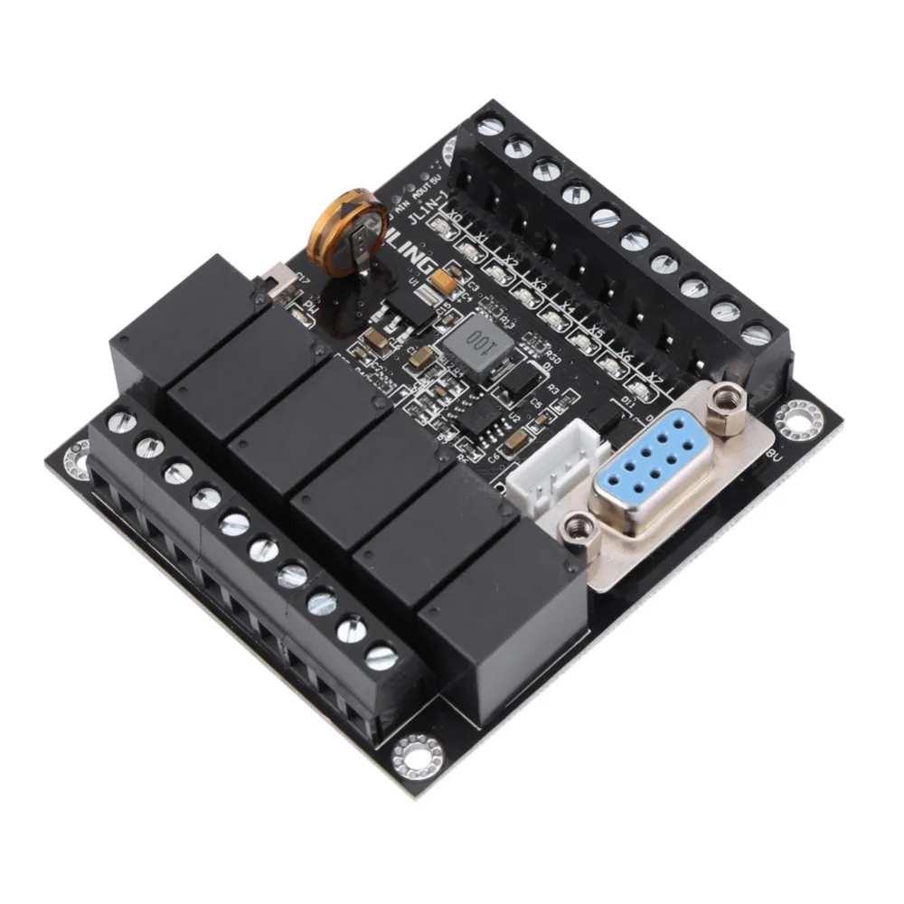 24V PLC реле промышленный программируемый пульт управления FX1N-14MR релейный модуль |