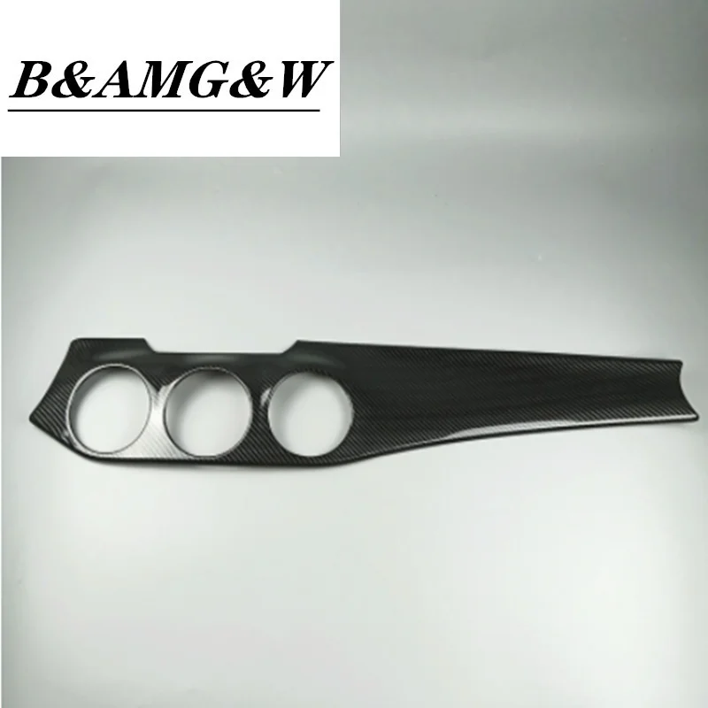 Карбоновая отделка панели приборов центральной консоли в цвете карбонового волокна для Mercedes Benz GLA X156 CLA C117 LHD 2013-2018 годов выпуска.