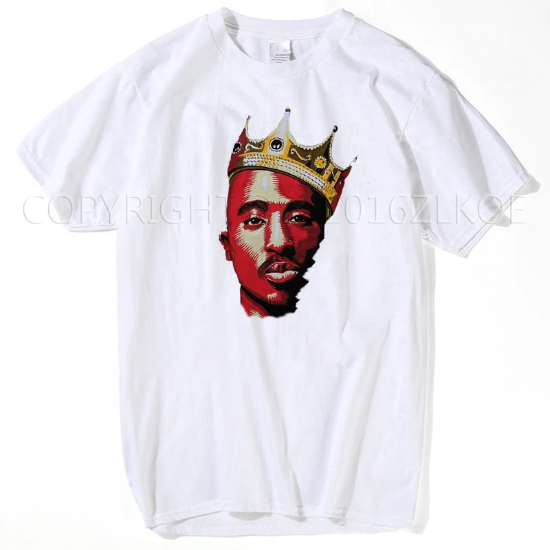 2019 Для мужчин печати Тупак 2pac Футболка короткий рукав с круглым вырезом для