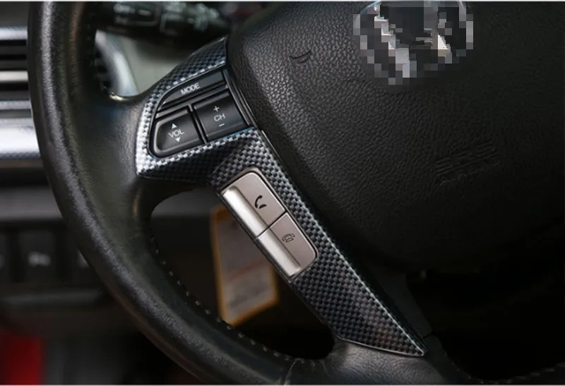 Для Honda Accord 8th 2008-2013 ABS углеродного волокна Цвет чехол рулевого колеса автомобиля