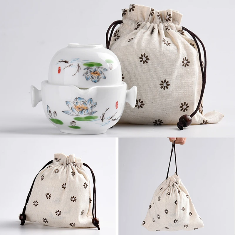 RUDAO Китайская керамика Быстрый Кубок один горшок две чашки путешествия Чай