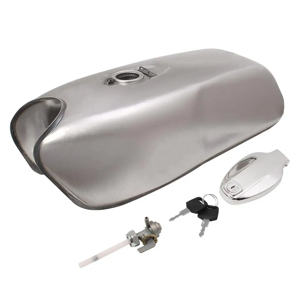 Мотоцикл Винтаж 9L топливный бак с толстым железным колпачком переключатель для