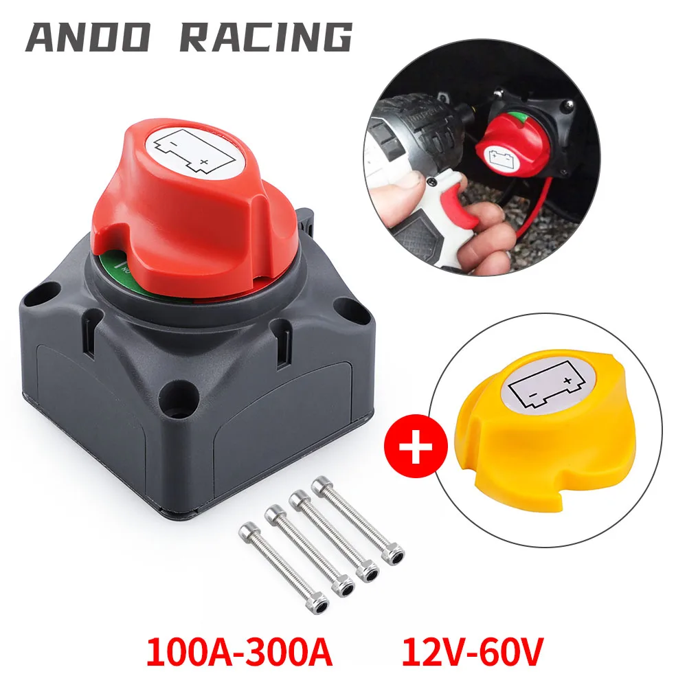 DC 12V-60V 100A-300A автомобиль морской лодки RV Батарея селектор изолятор разъединитель