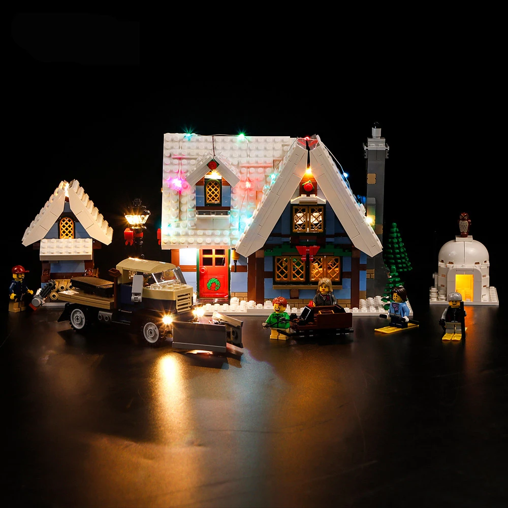 

Led Light Set For 10229 Christmas Winter Village Building Blocks ,decorate for children's toys (led only,no blocks)