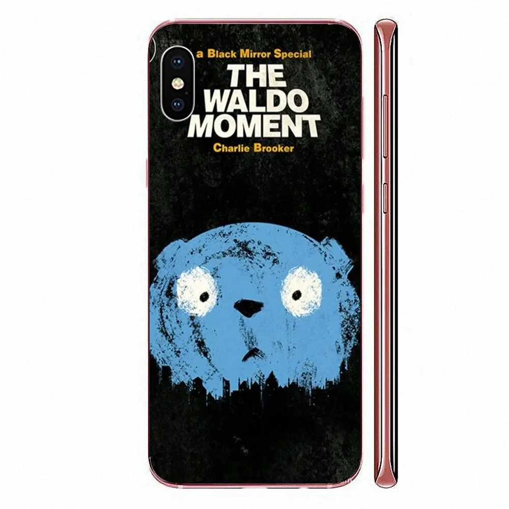 Черное зеркало Waldo Moment для Samsung Galaxy A10 A20 A20E A3 A40 A5 A50 A7 J1 J3 J4 J5 J6 J7 2016 2017 2018 мягкая