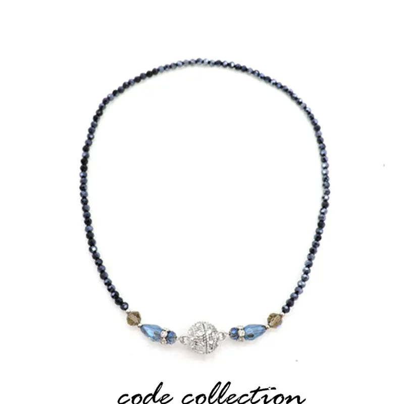 Женское Ожерелье в стиле Джокер с кристаллами и бусинами | Украшения аксессуары