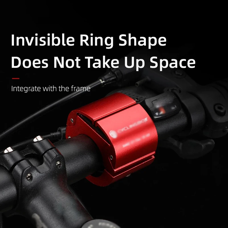 

Bicycle Ring Phone Holder Aluminum Alloy Folding Phone Bracket Mountain Bike Phone Navigation Mount 4.5-6.0 inch MTB Phone Rack