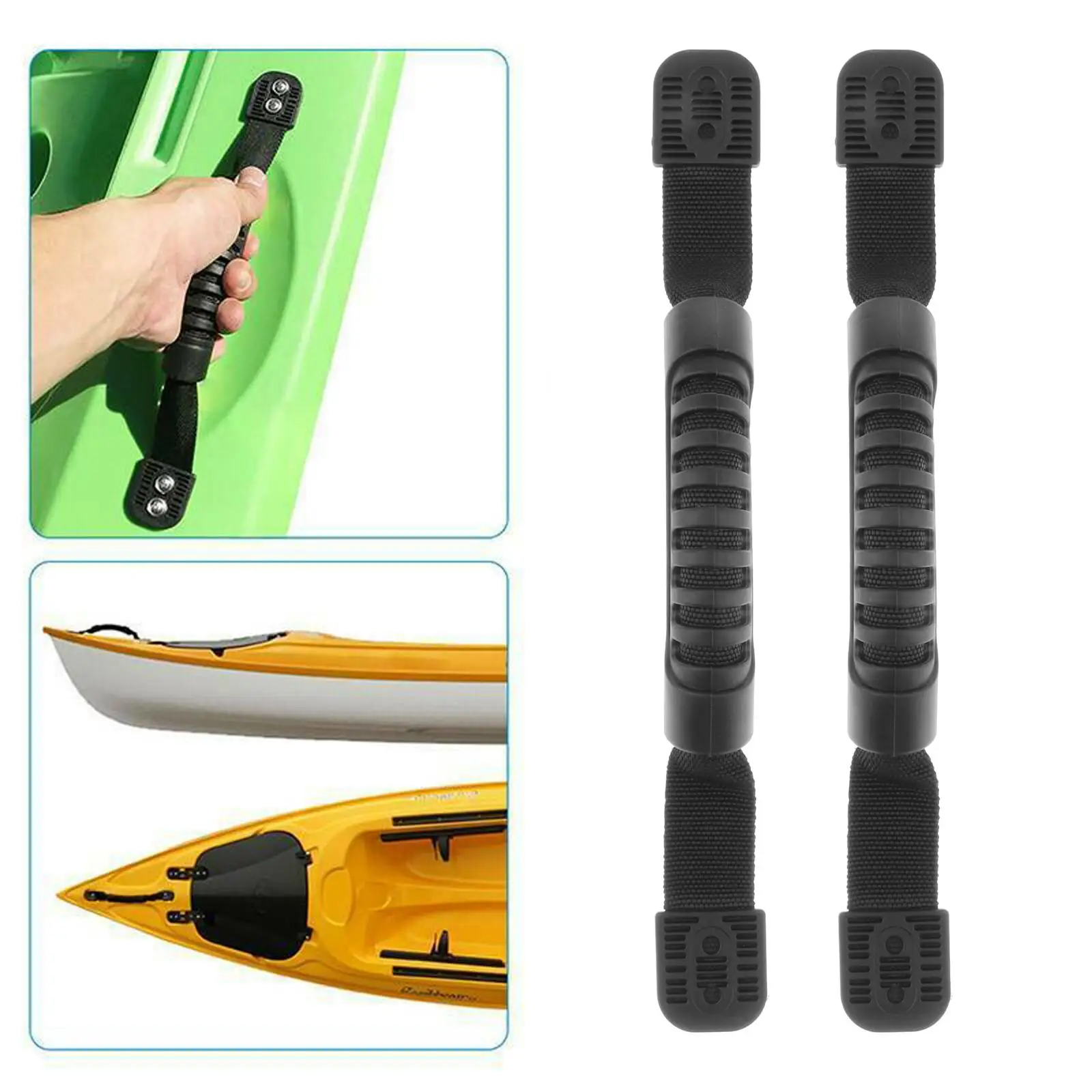 

2 Pcs Kayak Carry Handles Canoe Boat Replacement Holder PVC Plastic Grab Pulls for Surfboard