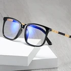 Очки для чтения Мужские квадратные, с защитой от синего света, + 1 + 2