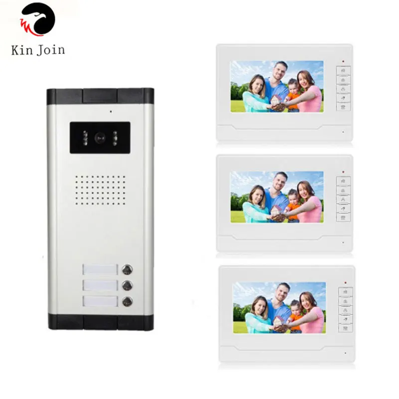 Видеодомофон с 7 дюймовым дисплеем памятью| |