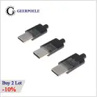 Разъем Micro USB Type-C, 4 контакта, для самостоятельной сборки