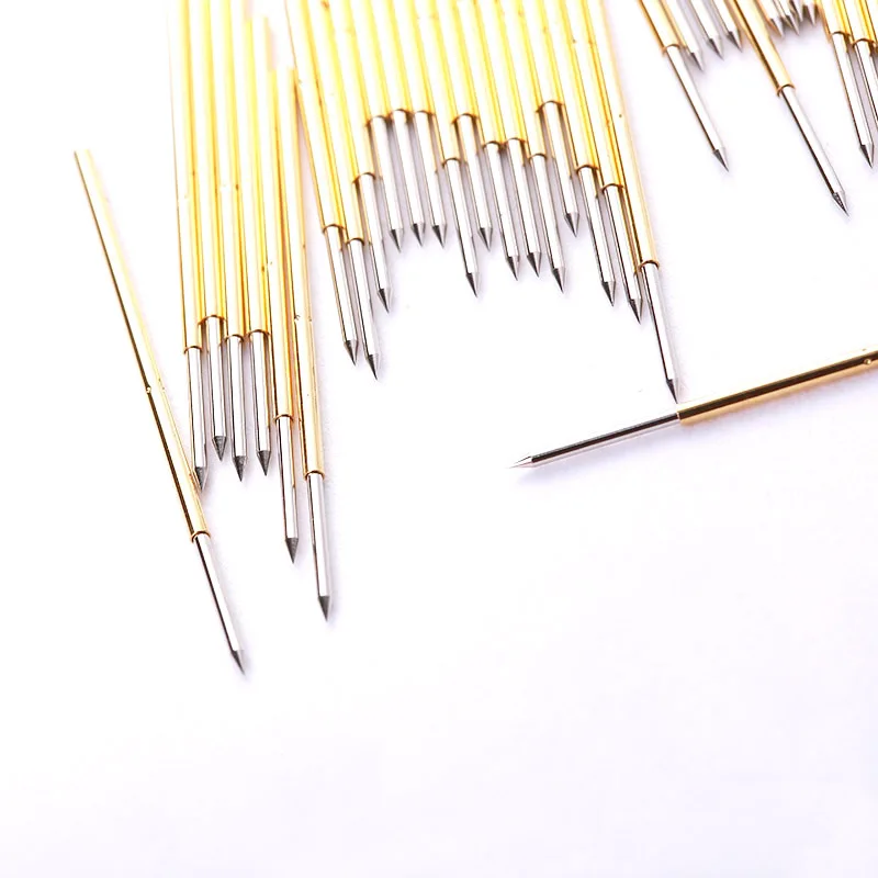 100 шт. пружинные штифты стандартный прямой наконечник внешний диаметр 1 02 мм Длина