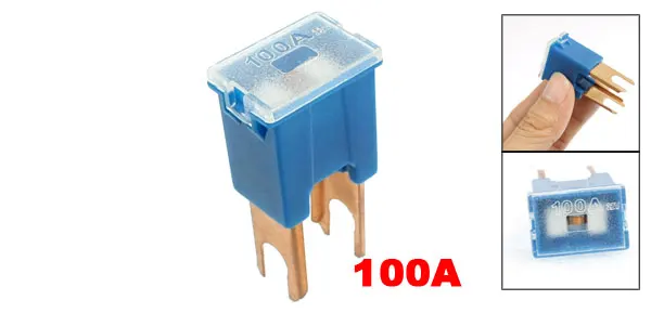 

X Autohaux автомобильный прямой терминал 80A, медленный выдув, штекер, 2 лезвия, адаптер в Pal предохранитель, универсальные черные автомобильные аксессуары